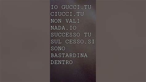 testo canzone io gucci tu ciucci|Frasi da chica mala: le migliori citazioni per Instagram, Facebook .